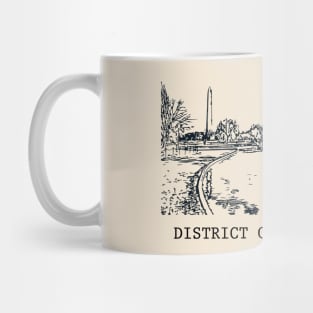 District of Columbia USA Mug